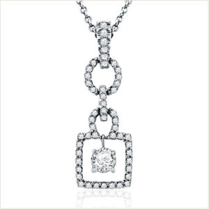 Diamond Drop Pendant