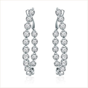 Twisted Oval Inside-Out Hoop Earrings